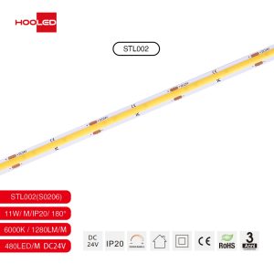 COB-LED-Streifen 3000K decke S0204 1130lm/M-HOOLED